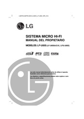 LG LF-U850D Manual Del Propietário