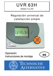 Technische Alternative UVR 63H Instrucciones De Montaje