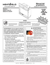 Heat & Glo 8000CF-OAK-IPI Manual Del Propietário