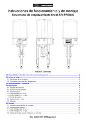 ARI-Armaturen ARI-PREMIO 12 Instrucciones De Funcionamiento Y De Montaje