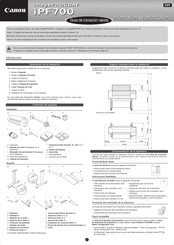 Canon imagePROGRAF iPF700 Guía De Iniciación Rápida