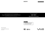 Sony VGF-WA1 Manual De Instrucciones