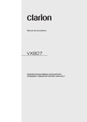 Clarion VX807 Manual Del Propietário