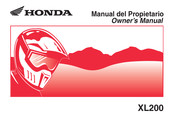 Honda XL200 Manual Del Propietário