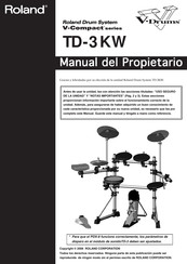 Roland V-Drums V Compact Serie Manual Del Propietário