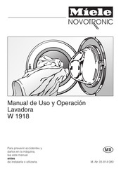 Miele W 1918 Manual De Uso