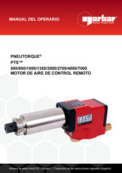 norbar PNEUTORQUE PTS 800 Manual Del Operario