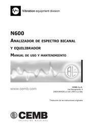 CEMB N600 Manual De Uso Y Mantenimiento