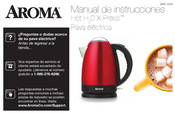 Aroma Hot H20 X-Press AWK-125R Manual De Instrucciones