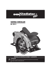 Gladiator PRO SC 707/1 Manual De Instrucciones