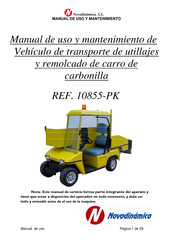 Novodinámica 10855-PK Manual De Uso Y Mantenimiento