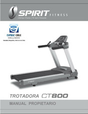 Spirit Fitness CT800 Manual Para El Usuario