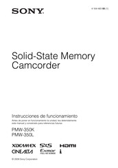 Sony PMW-350K Instrucciones De Funcionamiento