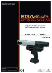 Ega Master PRESSMATIC MINI Manual De Instrucciones