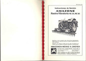 Amazone RE 30 Instrucciones De Servicio