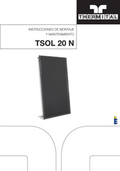 thermital TSOL 20 N Instrucciones De Montaje Y Mantenimiento