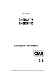 Clam ENERGY 85 Manual De Uso