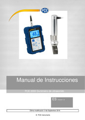 PCE Instruments PCE-3000 Manual De Instrucciones