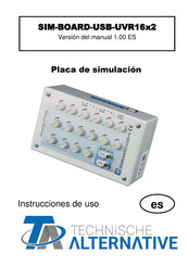 Technische Alternative UVR16x2 Instrucciones De Uso