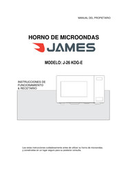 James J-26 KDG-E Manual Del Propietário