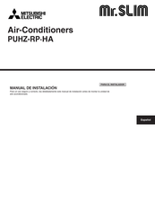 Mitsubishi Electric PUHZ-P100VHA2 Manual De Instalación