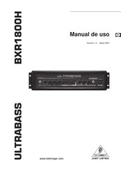 Behringer ULTRABASS BXR1800H Manual De Uso
