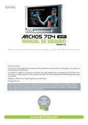 Archos 704 Manual De Usuario