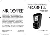 Mr Coffee FT Serie Manual Del Usuario