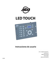 ADJ LED TOUCH Instrucciones De Usuario