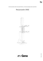 ITW Gema ZA02 Instrucciones De Funcionamiento Y Lista De Piezas De Recambio