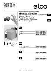 elco VG2.120 M E /TC Manual De Uso