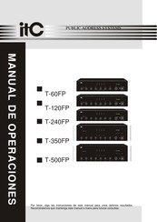 ITC T-500FP Manual De Operaciones