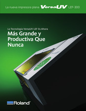 Roland VersaUV LEF-300 Manual Del Usuario