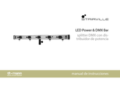 thomann Stairville LED Power & DMX Bar BK Manual De Instrucciones