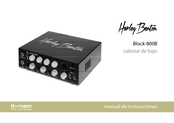 thomann Harley Benton Block-800B Manual De Instrucciones