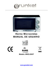 Grunkel MWG-20IXT Manual De Usuario