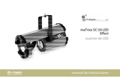 thomann maTrixx SC-50 LED Effect Manual De Instrucciones