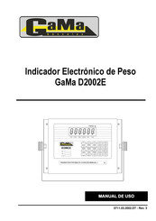 GAMA D2002E Manual De Uso