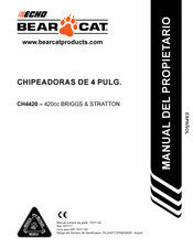 Echo Bear Cat CH4420 Manual Del Propietário