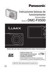 Panasonic DMC-FX500 Instrucciones Básicas De Funcionamiento