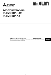 Mitsubishi Electric Mr.SLIM PUHZ-HRP71KA Para El Instalador