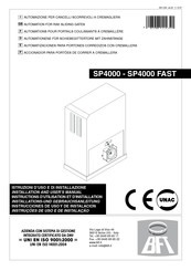 BFT SP4000 Instrucciones De Uso