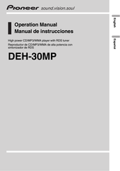 Pioneer DEH-30MP Manual De Instrucciones