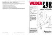 Weider Pro 420 Manual Del Usuario