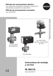 Samson 3226/5725-7 Instrucciones De Montaje Y Servicio