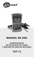 Sonel TKF-13 Manual De Uso