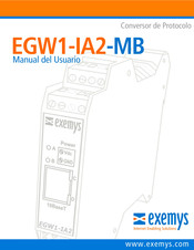 exemys EGW1-IA2-MB Manual De Usuario