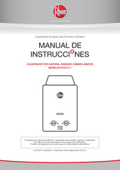 Rheem RTN 5.5-1 Manual De Instrucciones