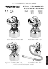 Fogmaster Micro-Je 7401 Serie Manual De Instrucciones