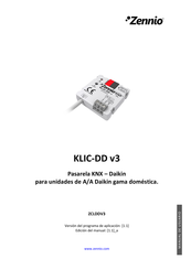 Zennio KLIC-DD v3 Manual De Usuario